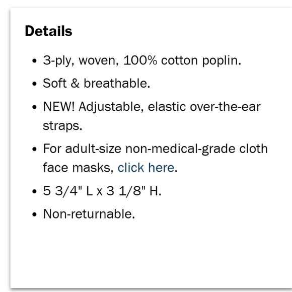 Old Navy Face Masks - Picture 5 of 8